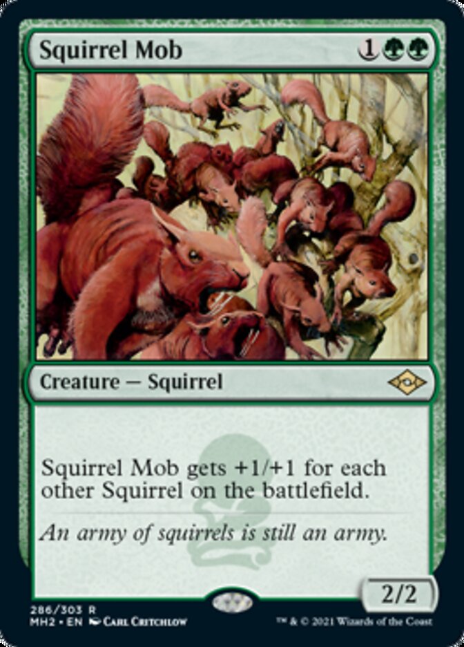 Squirrel Mob (Foil Etched) [Modern Horizons 2] | A1Comics