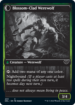 Weaver of Blossoms // Blossom-Clad Werewolf [Innistrad: Double Feature] | A1Comics