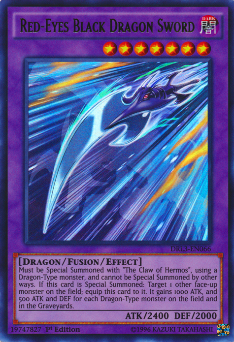 Red-Eyes Black Dragon Sword [DRL3-EN066] Ultra Rare | A1Comics