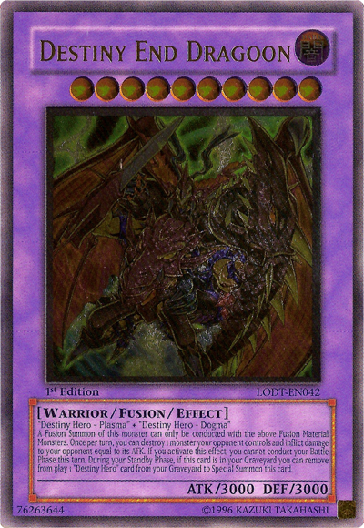 Destiny End Dragoon [LODT-EN042] Ultimate Rare | A1Comics