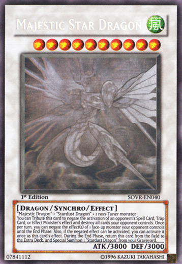 Majestic Star Dragon [SOVR-EN040] Ghost Rare | A1Comics