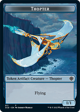 Pegasus // Thopter Double-Sided Token [Starter Commander Decks] | A1Comics