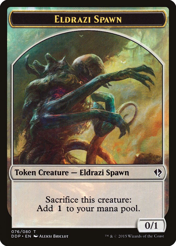 Eldrazi Spawn Token (076/080) [Duel Decks: Zendikar vs. Eldrazi] | A1Comics