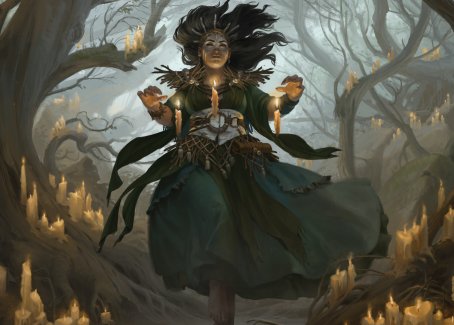 Candlegrove Witch 1 Art Card [Innistrad: Midnight Hunt Art Series] | A1Comics