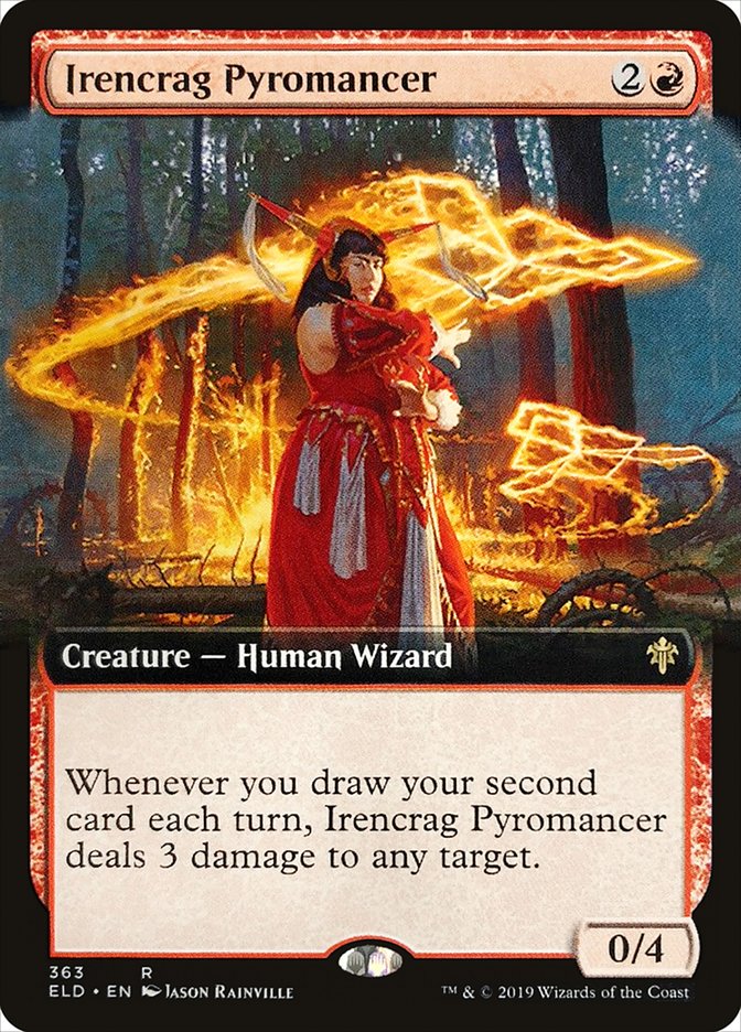 Irencrag Pyromancer (Extended Art) [Throne of Eldraine] | A1Comics