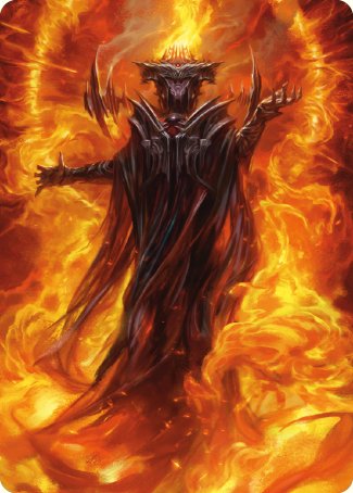 Sauron, the Dark Lord Art Card [The Lord of the Rings: Tales of Middle-earth Art Series] | A1Comics