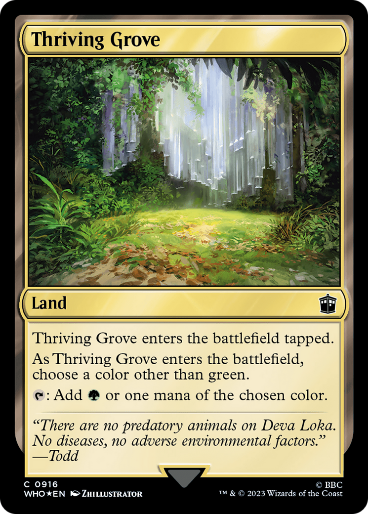 Thriving Grove (Surge Foil) [Doctor Who] | A1Comics