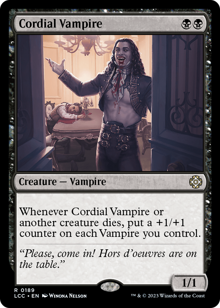 Cordial Vampire [The Lost Caverns of Ixalan Commander] | A1Comics