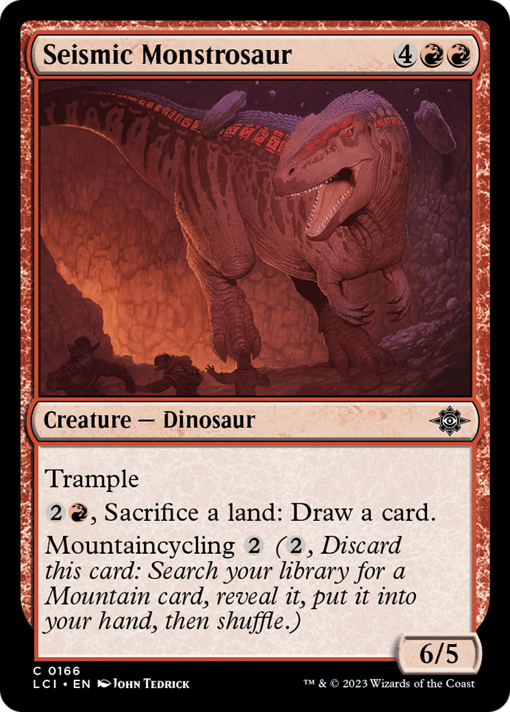 Seismic Monstrosaur [The Lost Caverns of Ixalan] | A1Comics