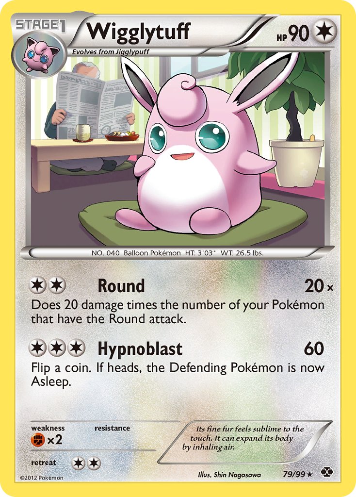 Wigglytuff (79/99) (Cosmos Holo) (Blister Exclusive) [Black & White: Next Destinies] | A1Comics