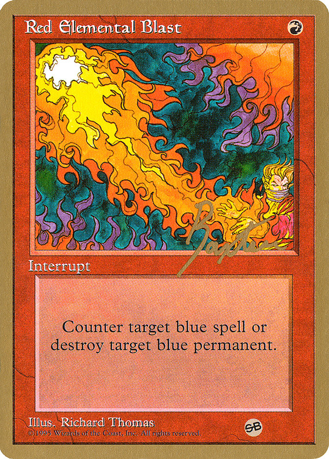 Red Elemental Blast (George Baxter) (SB) [Pro Tour Collector Set] | A1Comics