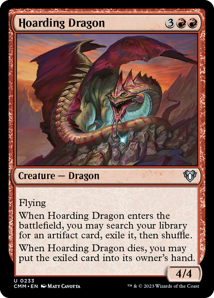 Hoarding Dragon [Commander Masters] | A1Comics