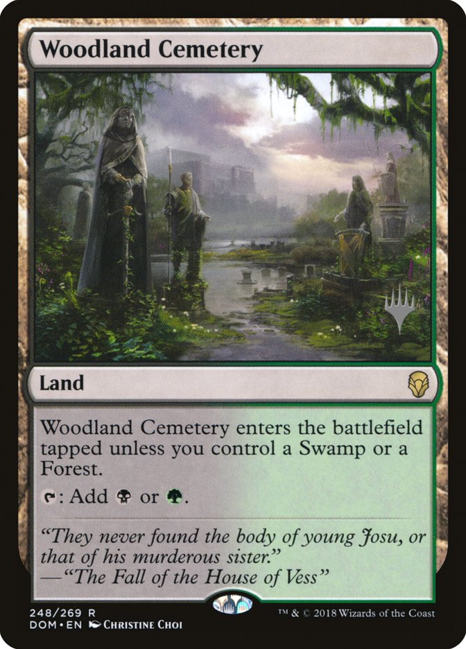 Woodland Cemetery (Promo Pack) [Dominaria Promos] | A1Comics