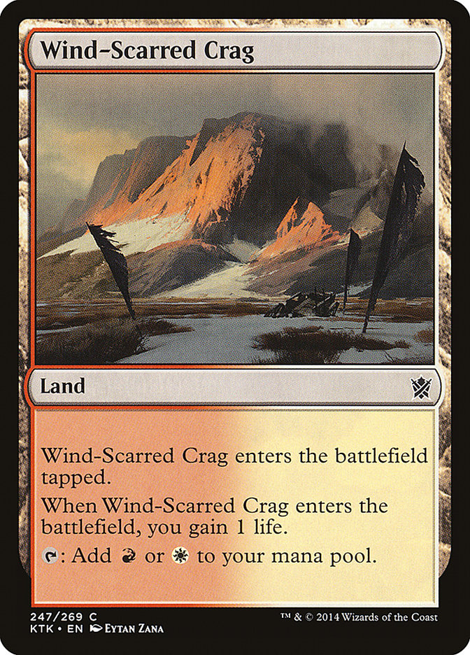 Wind-Scarred Crag [Khans of Tarkir] | A1Comics