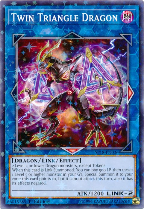 Twin Triangle Dragon [SP18-EN036] Starfoil Rare | A1Comics