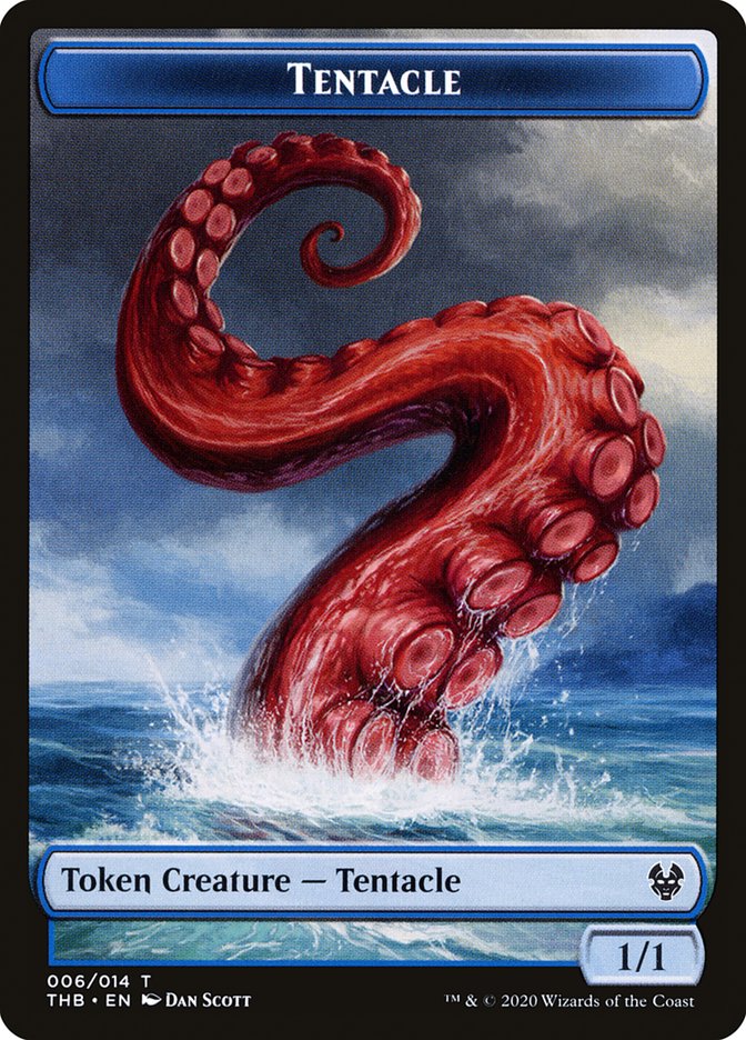 Human Soldier // Tentacle Double-Sided Token [Theros Beyond Death Tokens] | A1Comics