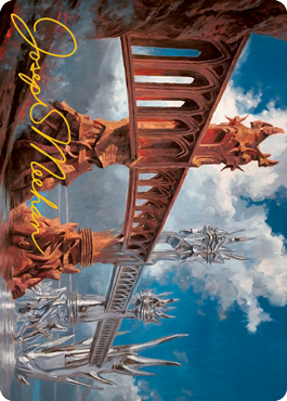 Silverbluff Bridge Art Card (Gold-Stamped Signature) [Modern Horizons 2 Art Series] | A1Comics