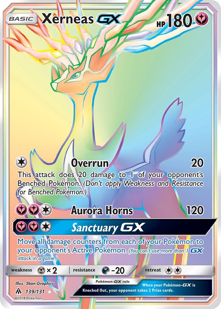 Xerneas GX (139/131) [Sun & Moon: Forbidden Light] | A1Comics