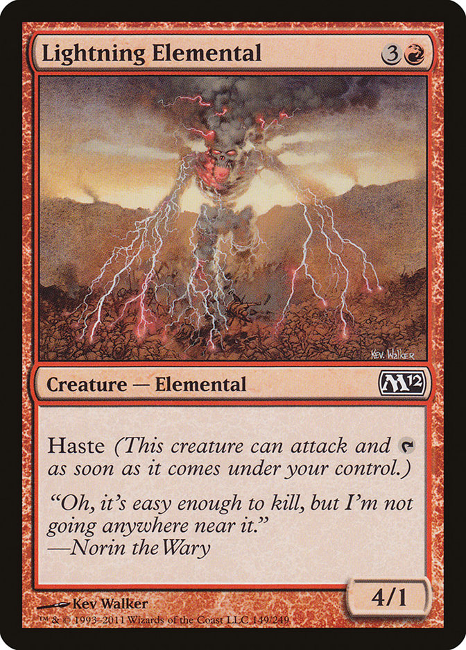 Lightning Elemental [Magic 2012] | A1Comics