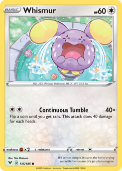 Whismur (135/185) [Sword & Shield: Vivid Voltage] | A1Comics