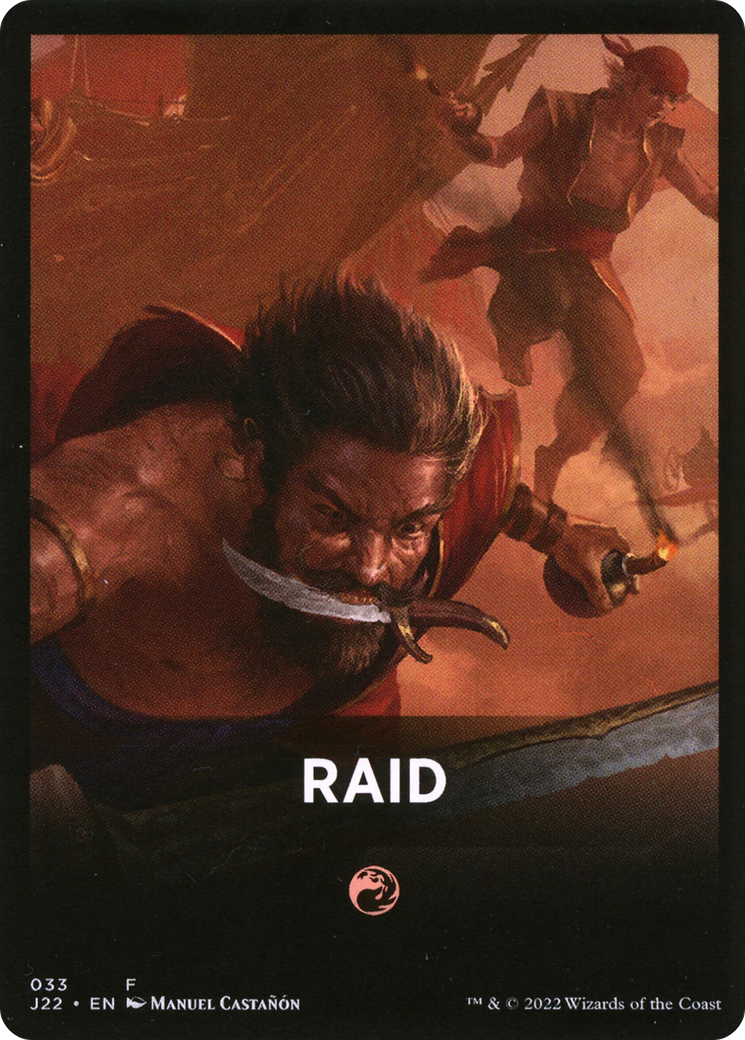 Raid Theme Card [Jumpstart 2022 Front Cards] | A1Comics