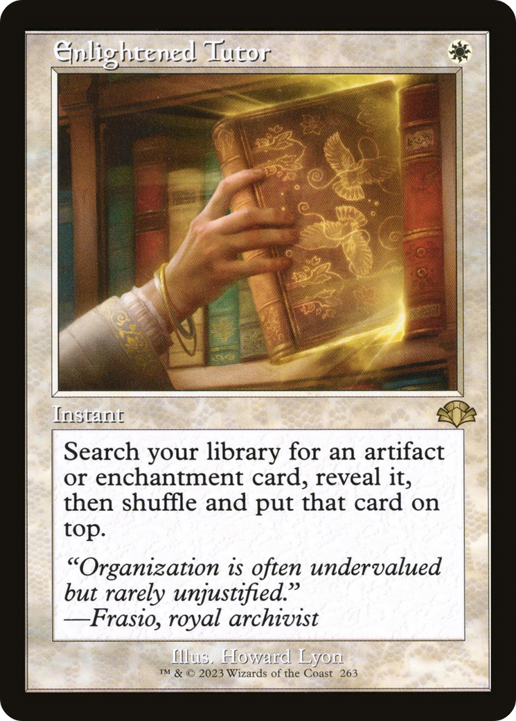 Enlightened Tutor (Retro) [Dominaria Remastered] | A1Comics