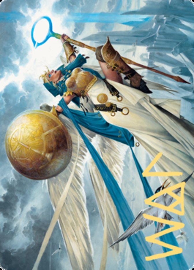 Linvala, Shield of Sea Gate Art Card (Gold-Stamped Signature) [Zendikar Rising Art Series] | A1Comics