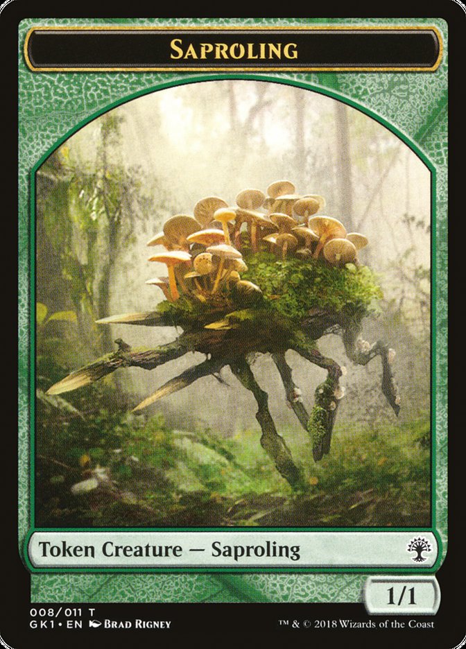 Voja // Saproling Double-Sided Token [Guilds of Ravnica Guild Kit Tokens] | A1Comics