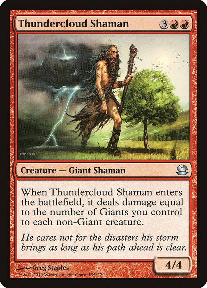 Thundercloud Shaman [Modern Masters] | A1Comics