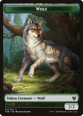 Satyr // Wolf Double-Sided Token [Theros Beyond Death Tokens] | A1Comics