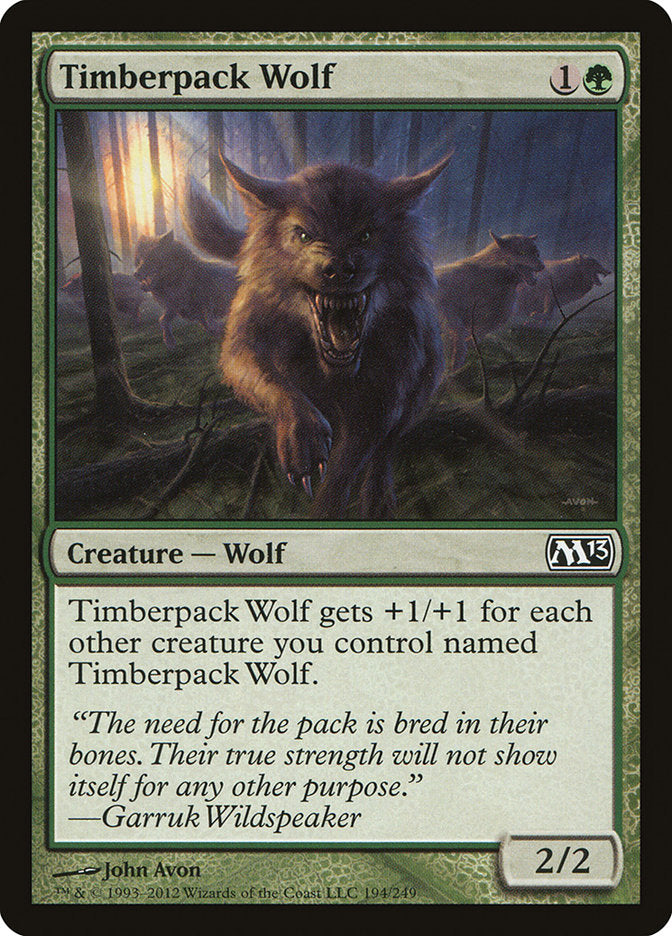 Timberpack Wolf [Magic 2013] | A1Comics