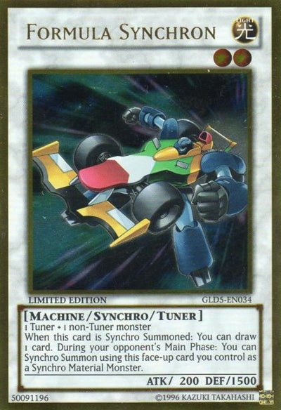 Formula Synchron [GLD5-EN034] Gold Rare | A1Comics