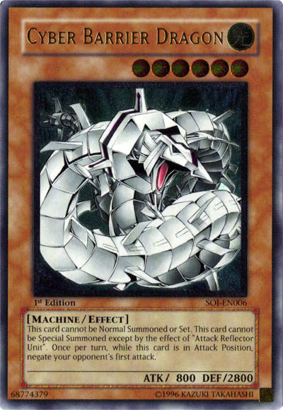 Cyber Barrier Dragon (UTR) [SOI-EN006] Ultimate Rare | A1Comics