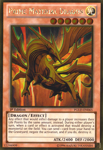 Prime Material Dragon [PGLD-EN065] Gold Rare | A1Comics