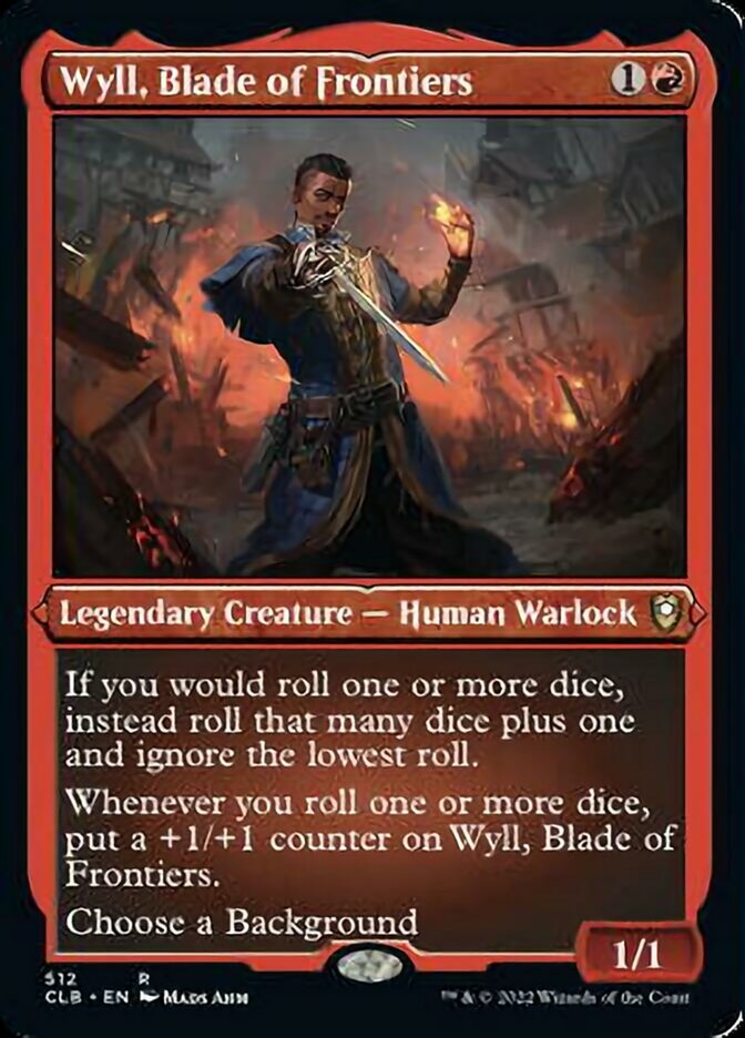 Wyll, Blade of Frontiers (Foil Etched) [Commander Legends: Battle for Baldur's Gate] | A1Comics