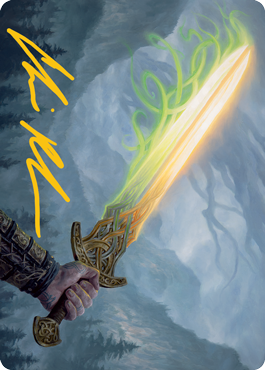 Sword of Hearth and Home Art Card (Gold-Stamped Signature) [Modern Horizons 2 Art Series] | A1Comics