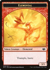 Elemental (009) // Goblin Double-Sided Token [Modern Horizons Tokens] | A1Comics