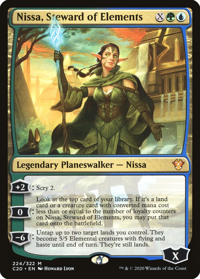 Nissa, Steward of Elements [Commander 2020] | A1Comics