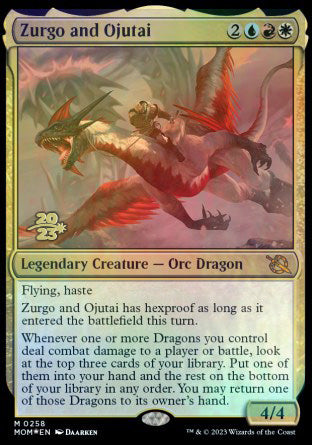 Zurgo and Ojutai [March of the Machine Prerelease Promos] | A1Comics