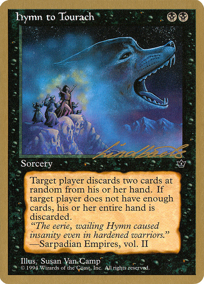 Hymn to Tourach (Wolf) (Leon Lindback) [Pro Tour Collector Set] | A1Comics