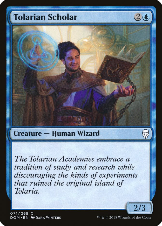 Tolarian Scholar [Dominaria] | A1Comics