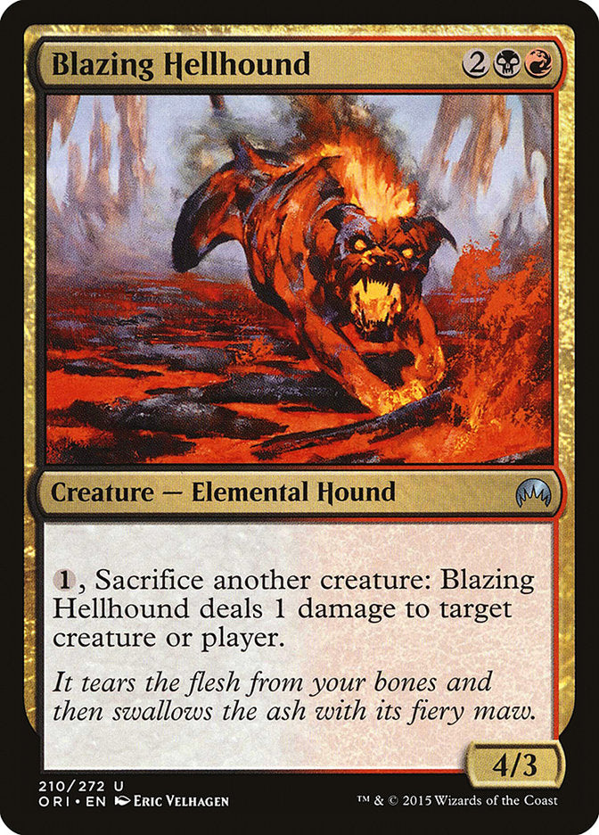 Blazing Hellhound [Magic Origins] | A1Comics