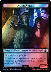 Alien Angel // Food (0058) Double-Sided Token (Surge Foil) [Doctor Who Tokens] | A1Comics