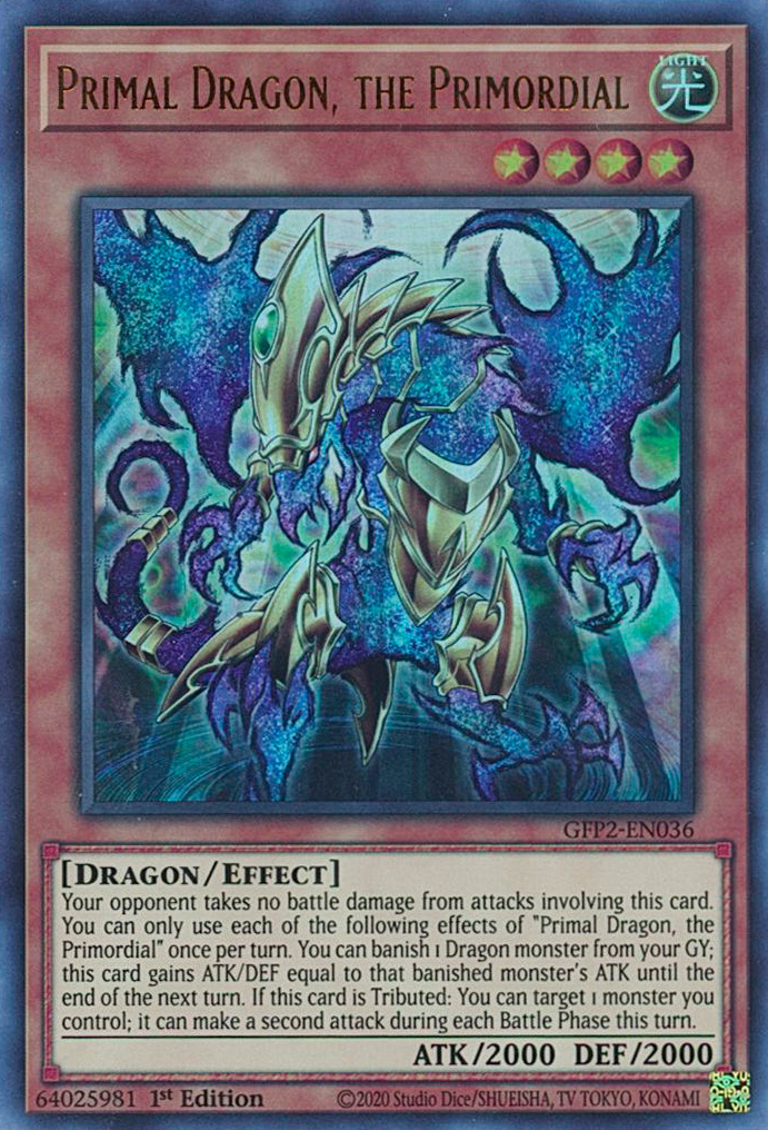 Primal Dragon, the Primordial [GFP2-EN036] Ultra Rare | A1Comics