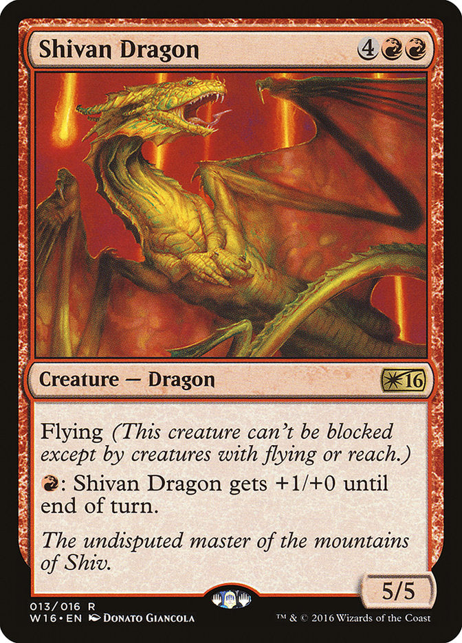 Shivan Dragon [Welcome Deck 2016] | A1Comics