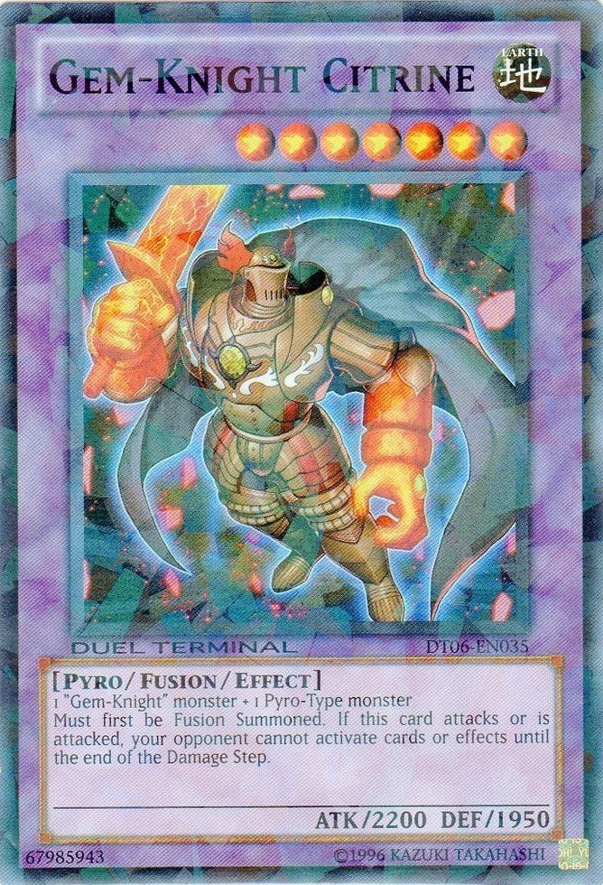 Gem-Knight Citrine [DT06-EN035] Super Rare | A1Comics