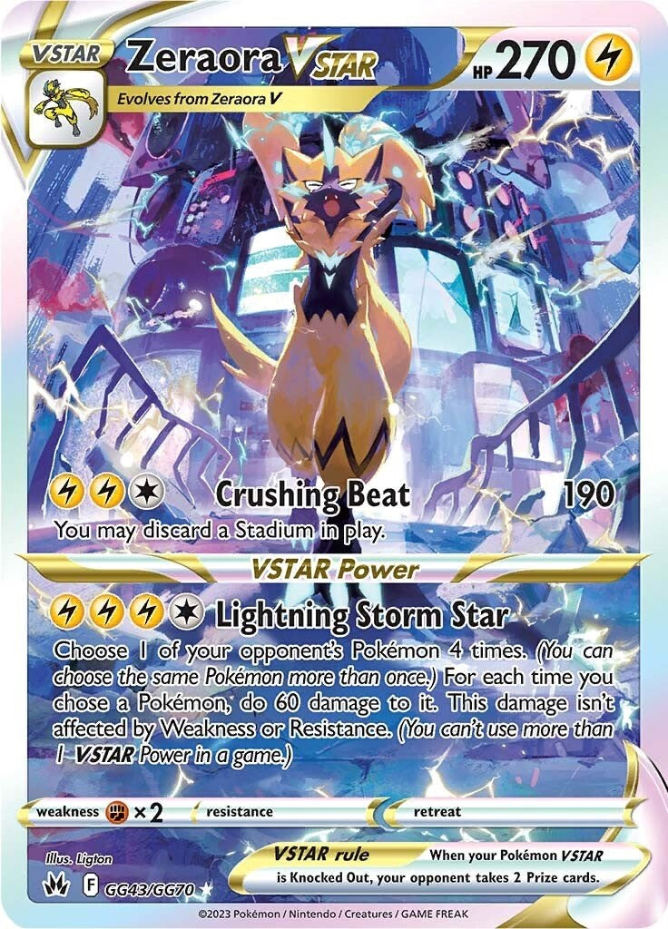 Zeraora VSTAR (GG43/GG70) [Sword & Shield: Crown Zenith] | A1Comics