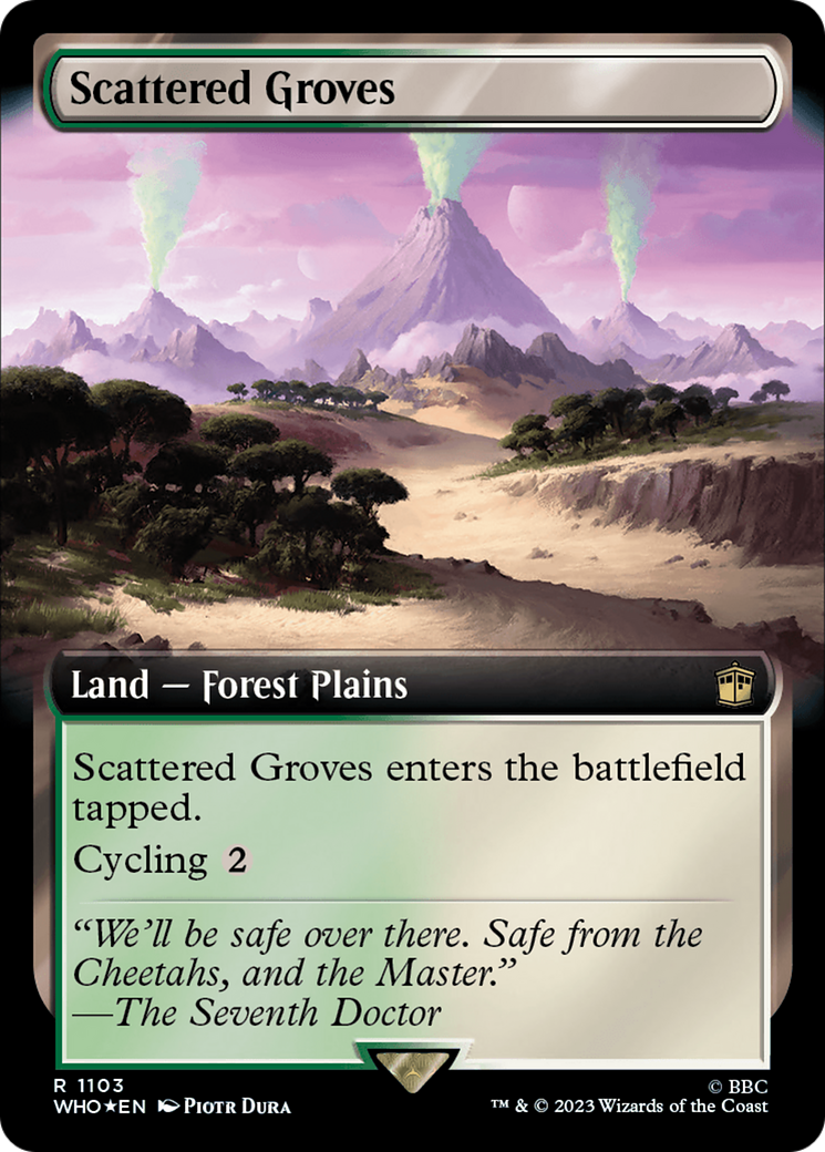 Scattered Groves (Extended Art) (Surge Foil) [Doctor Who] | A1Comics