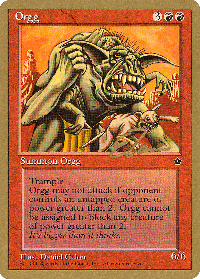 Orgg (Eric Tam) [Pro Tour Collector Set] | A1Comics