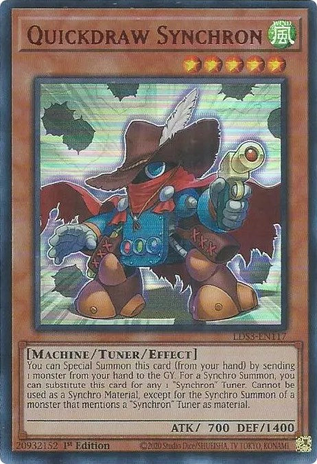 Quickdraw Synchron (Red) [LDS3-EN117] Ultra Rare | A1Comics